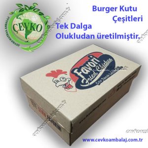 burger kutu çeşitleri çevko matbaa ambalaj ofset baskı özel tasatım logolu burger kutusu